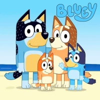 Bluey Bluey Logo