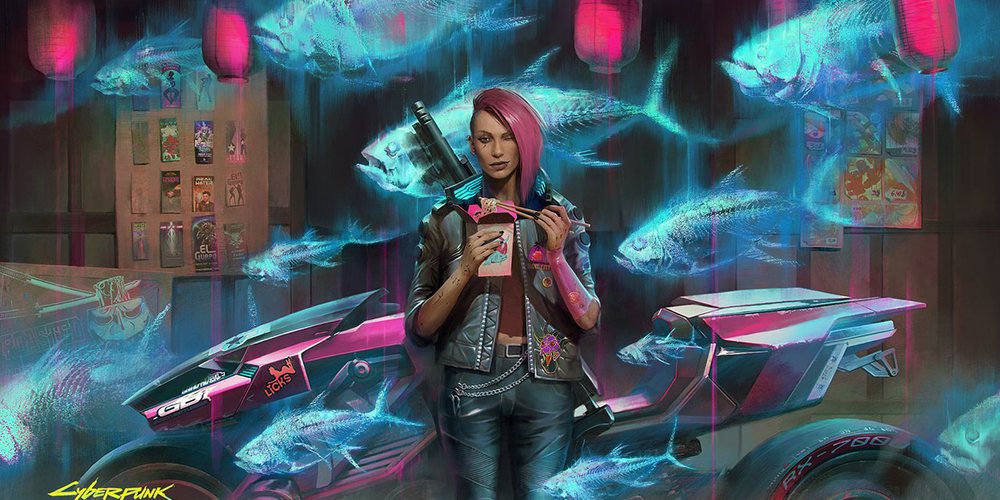 Cyberpunk 2077 girl