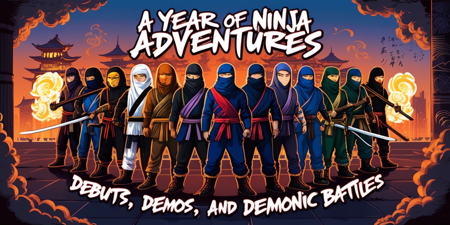 A Year of Ninja Adventures: Debuts, Demos, and Demonic Battles