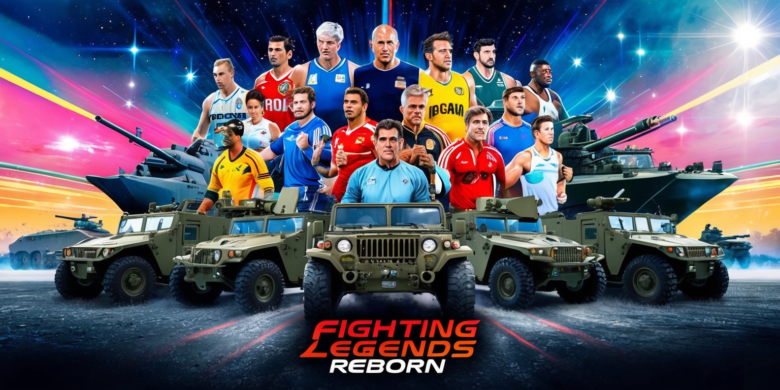 Fighting Legends Reborn: A Crossover of Sports, Stars, and Military Might